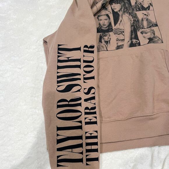 Taylor Swift The Eras Tour Hoodie — Beige, Official Concert Merch, Rare Design - Picture 2 of 4